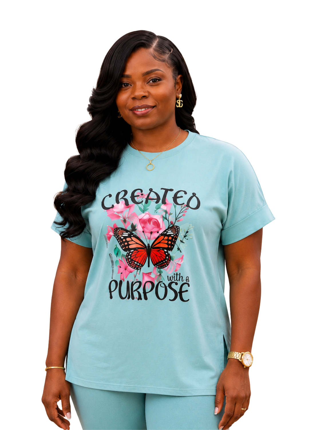 Created with a Purpose Loungewear Set (Sage Green)