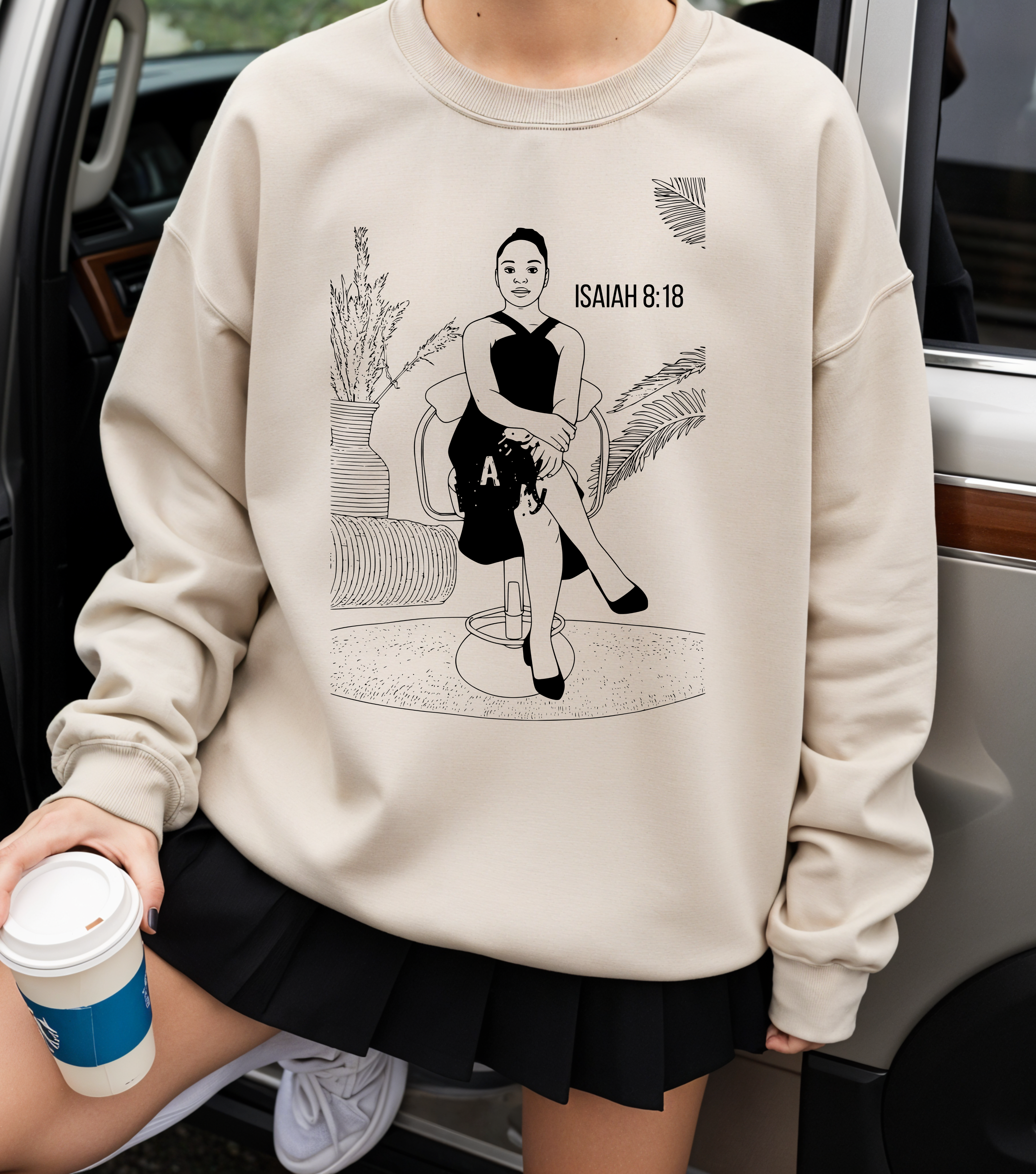 Custom Faith Portrait Sweatshirt