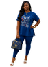For God So Loved Loungewear Set (Majestic Blue)