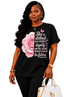 She Is Clothed Loungewear Set – Black