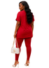 Heritage Bow Loungewear Set – Red
