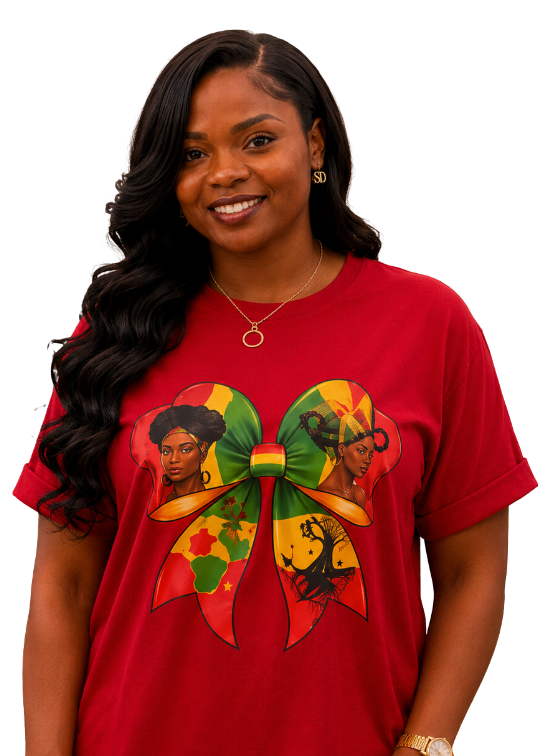 Heritage Bow Loungewear Set – Red