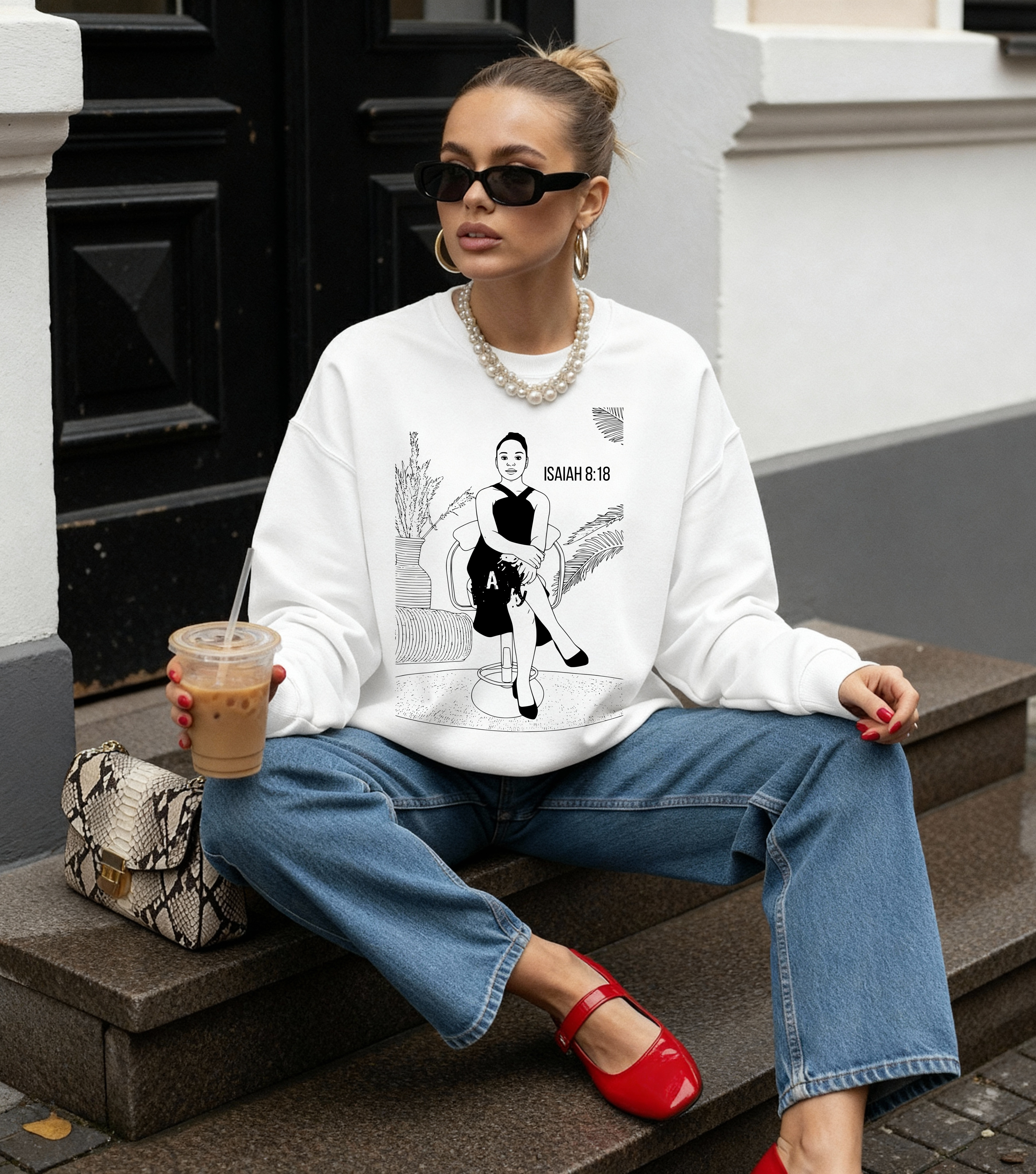 Custom Faith Portrait Sweatshirt