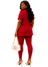 It's All Because of Mercy Loungewear Set – Crimson Red