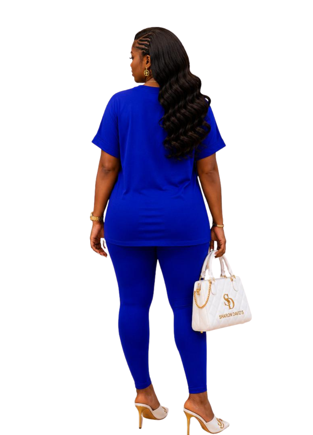 I Love You Jesus Loungewear Set- Bright Blue/Pink
