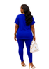 I Love You Jesus Loungewear Set- Bright Blue/Pink