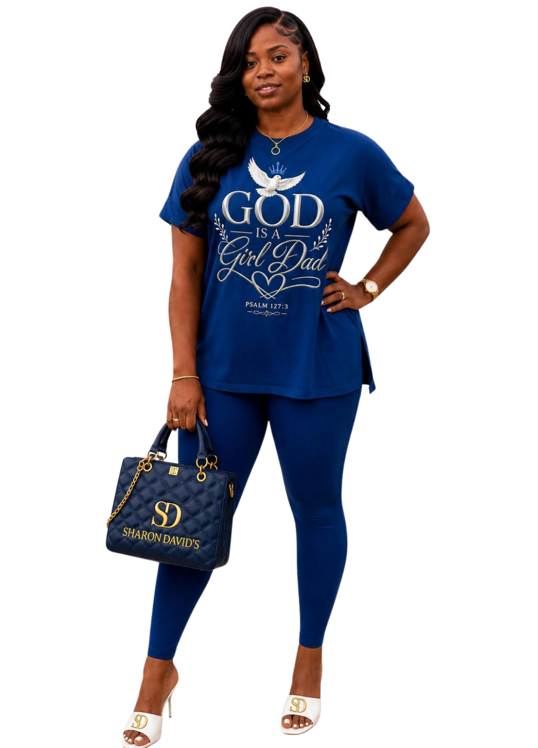 God Is a Girl Dad Loungewear Set
