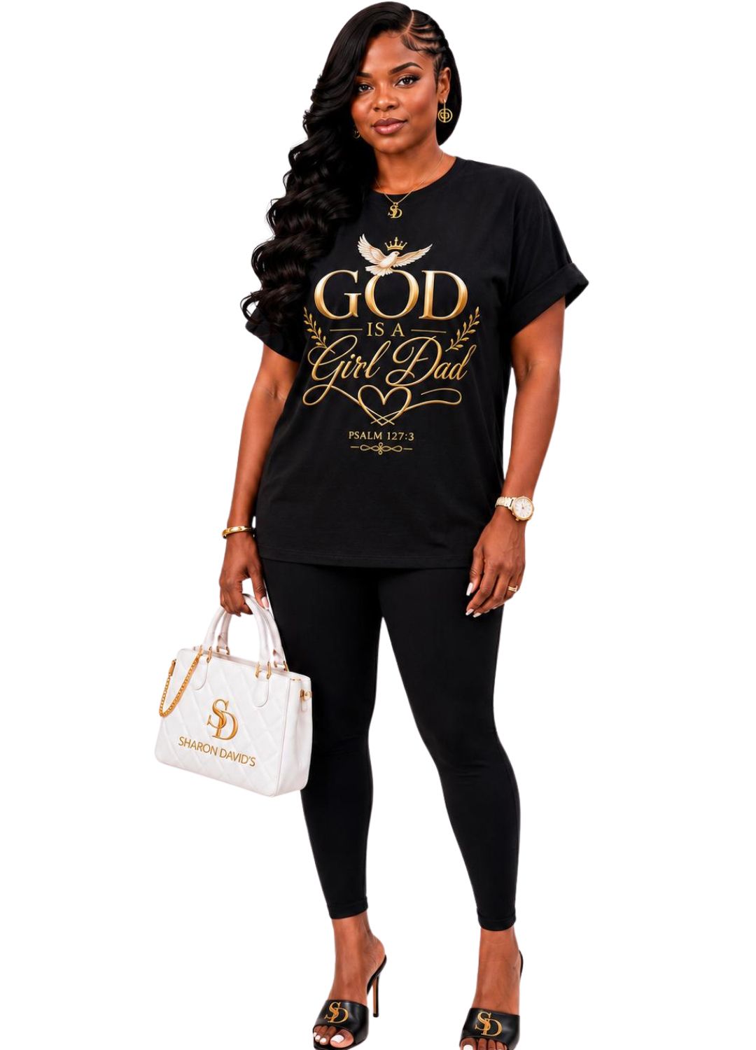 God Is a Girl Dad Loungewear Set
