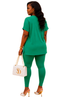 Butterfly Grace Loungewear Set – Emerald Green
