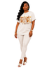 Grace – 2 Corinthians 12:9 Loungewear Set - Ivory Cream