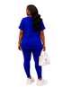 God Is Within Her Loungewear Set (Bright Blue)