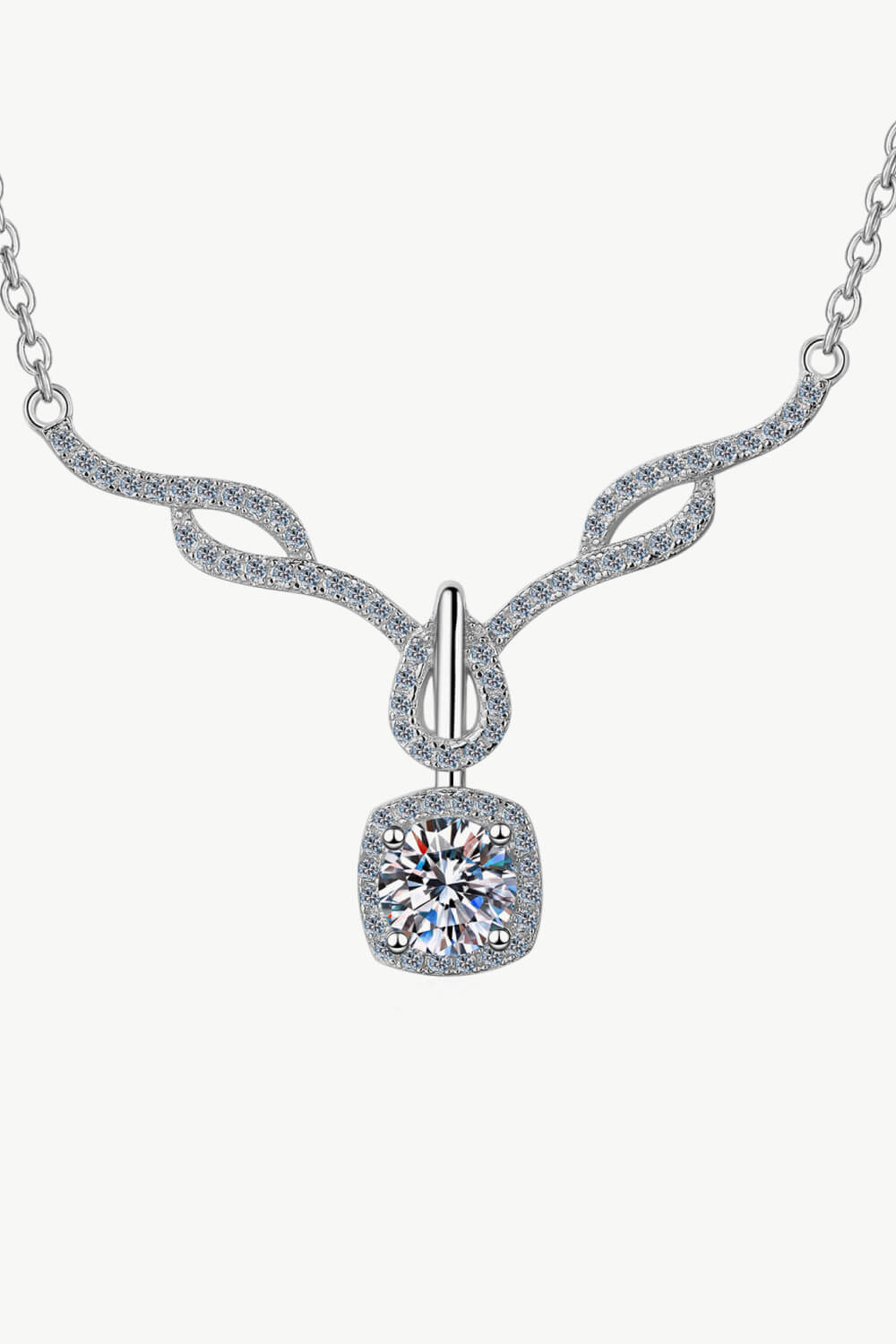 Right On Trend Moissanite Pendant Necklace - Sharon David's