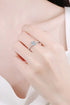 925 Sterling Silver Inlaid 1 Carat Moissanite Ring - Sharon David's