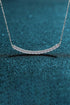 Sterling Silver Curved Bar Necklace - Sharon David's