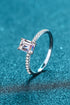 925 Sterling Silver Ring with Moissanite - Sharon David's