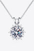 Learning To Love 925 Sterling Silver Moissanite Pendant Necklace - Sharon David's
