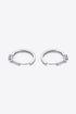 Carry Your Love 1 Carat Moissanite Platinum-Plated Earrings