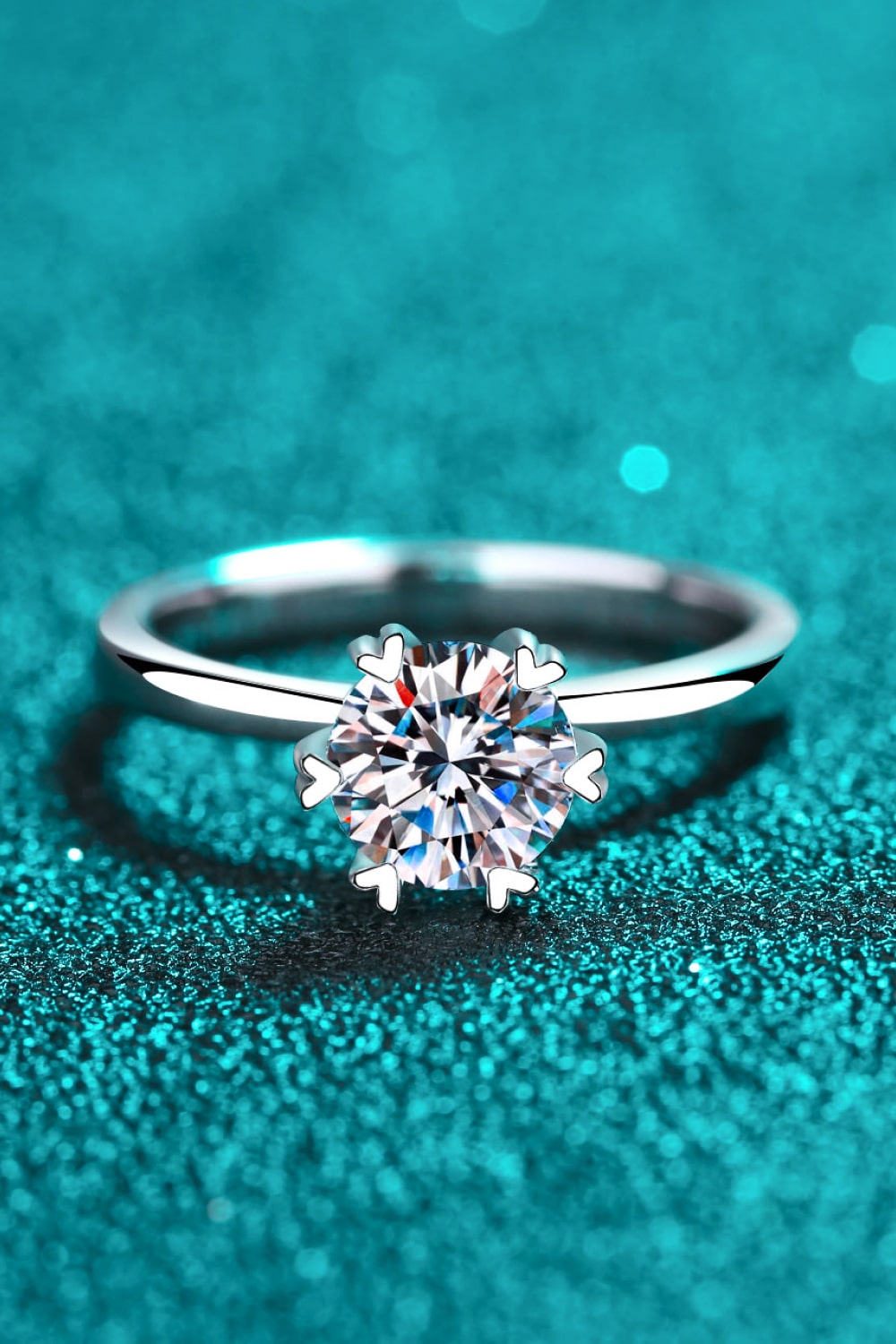 Pleasant Surprise 925 Sterling Silver 1 Carat Moissanite Ring - Sharon David's