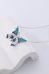 Butterfly Pendant Zircon Necklace