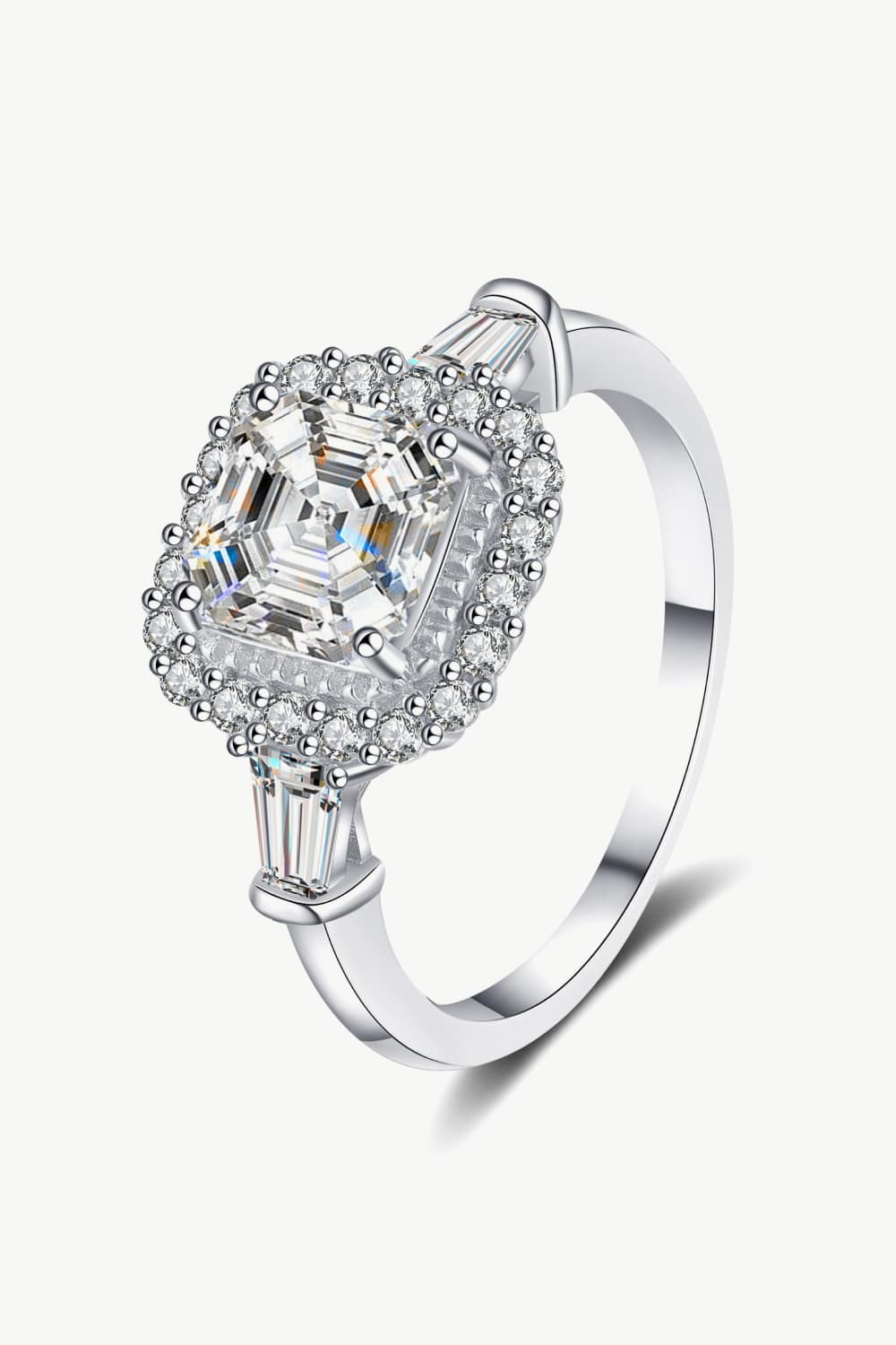 So Much Shine 2 Carat Moissanite Sterling Silver Ring - Sharon David's