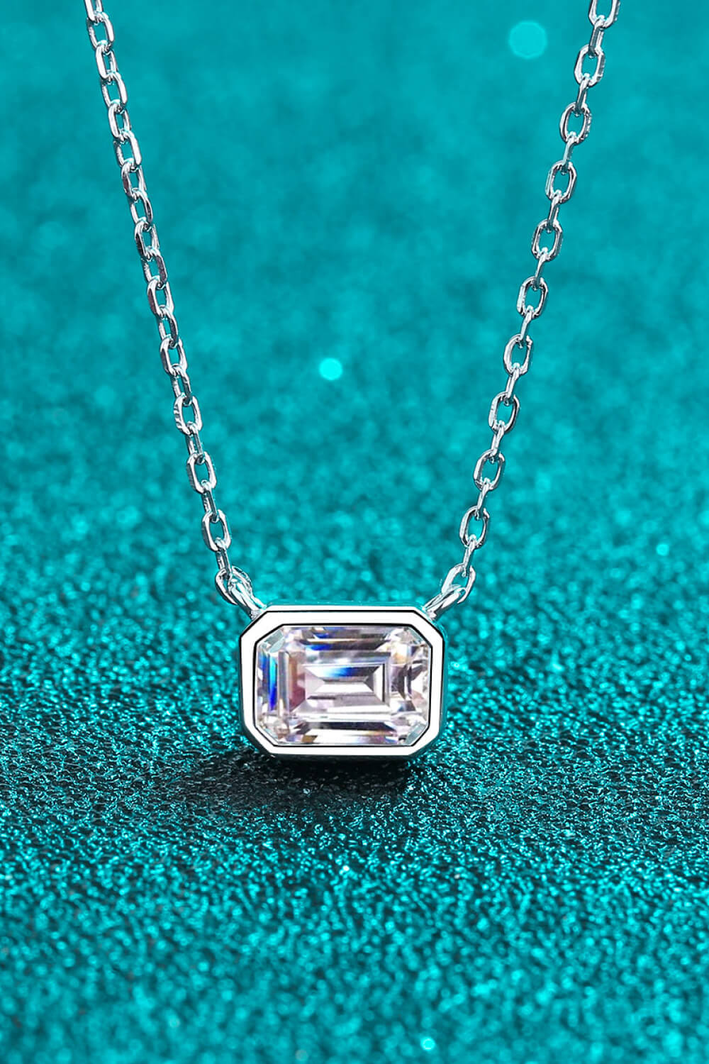 Beautiful Words 1 Carat Moissanite Pendant Necklace - Sharon David's