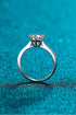 925 Sterling Silver Moissanite Adjustable Ring - Sharon David's