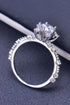 1 Carat Moissanite 6-Prong Ring