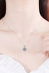 Build You Up Moissanite Round Pendant Chain Necklace - Sharon David's