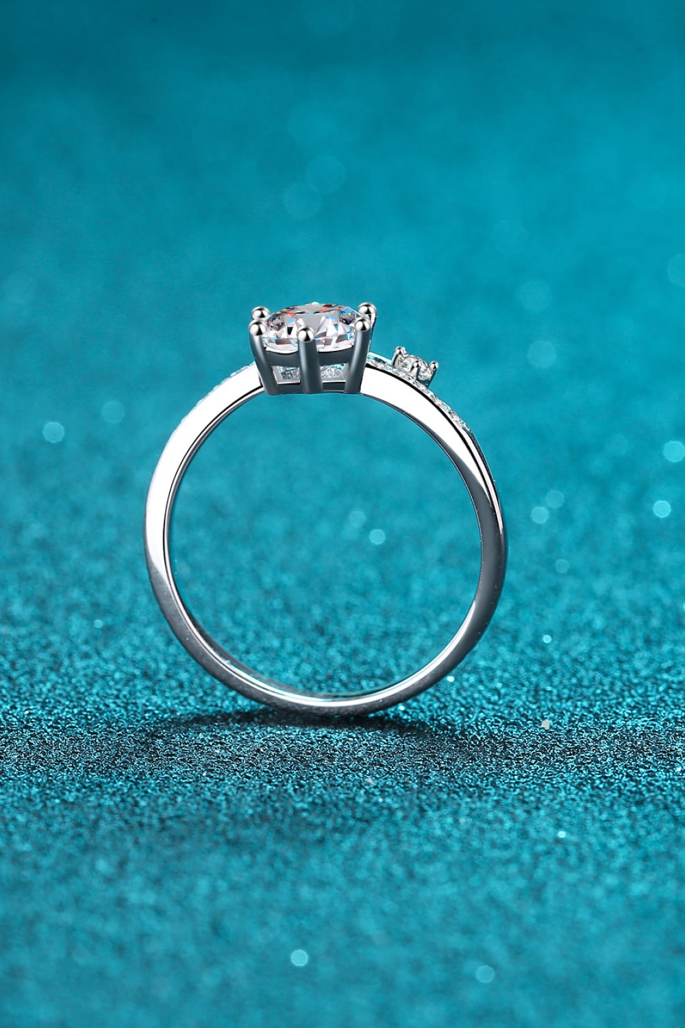 On My Mind 925 Sterling Silver Moissanite Ring - Sharon David's