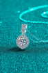 I Am Treasured 1 Carat Moissanite 925 Sterling Silver Necklace