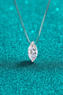 1 Carat Moissanite 925 Sterling Silver Necklace