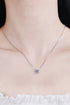 1 Carat Moissanite 925 Sterling Silver Chain Necklace - Sharon David's