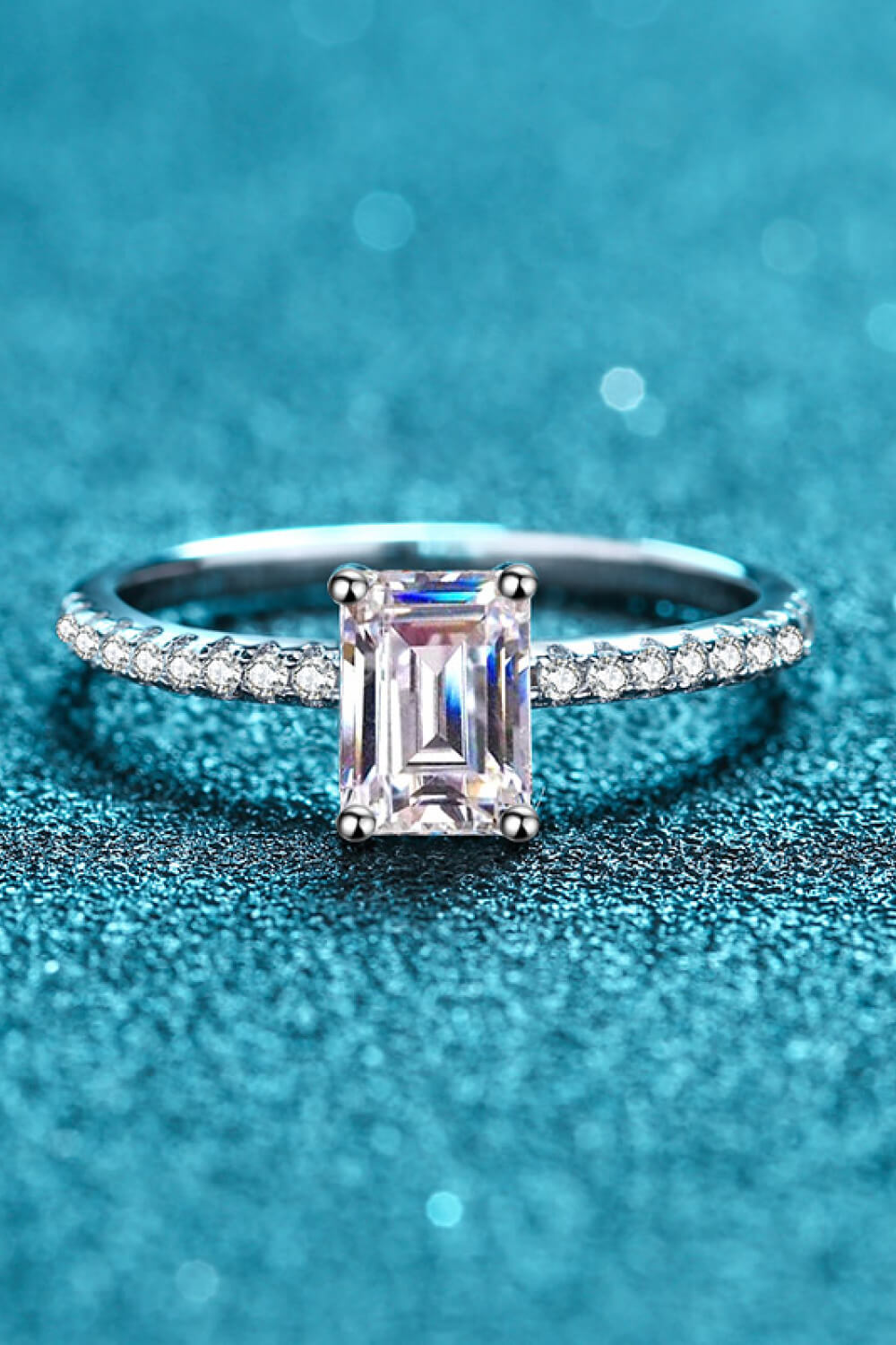 925 Sterling Silver Ring with Moissanite - Sharon David's