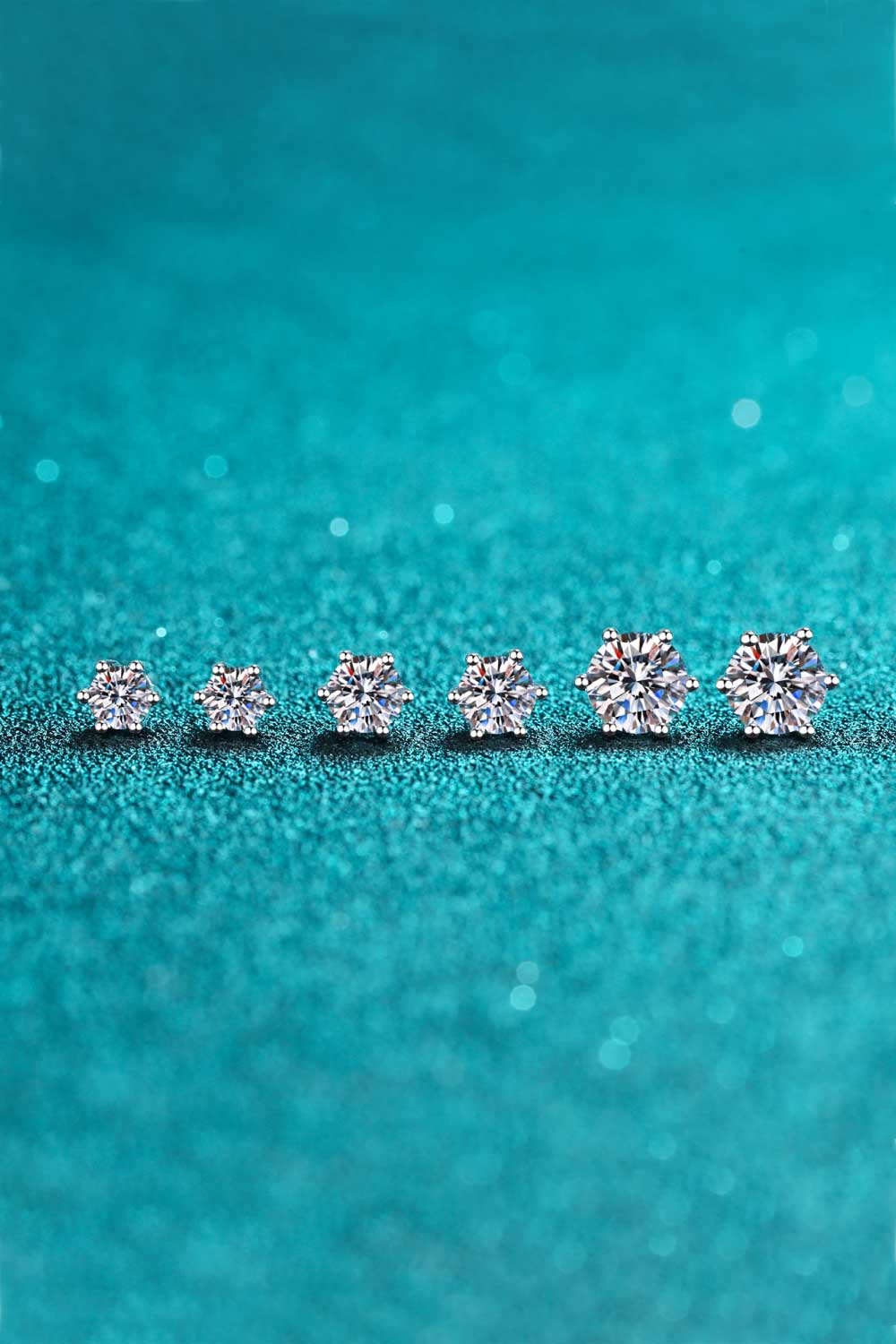 Endless Cheer Moissanite Stud Earrings - Sharon David's
