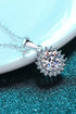 925 Sterling Silver Moissanite Pendant Necklace - Sharon David's