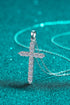 Moissanite Cross Pendant Chain Necklace - Sharon David's