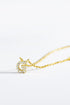 G To K Zircon 925 Sterling Silver Necklace