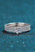 1 Carat Moissanite 925 Sterling Silver Ring - Sharon David's