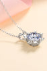 Learning To Love 925 Sterling Silver Moissanite Pendant Necklace - Sharon David's