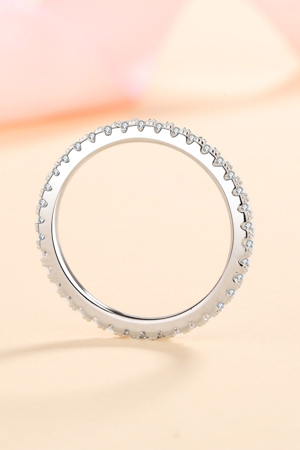 Curious Time 925 Sterling Silver Moissanite Ring - Sharon David's