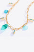 5-Piece Wholesale 18K Gold Plated Multi-Charm Necklace