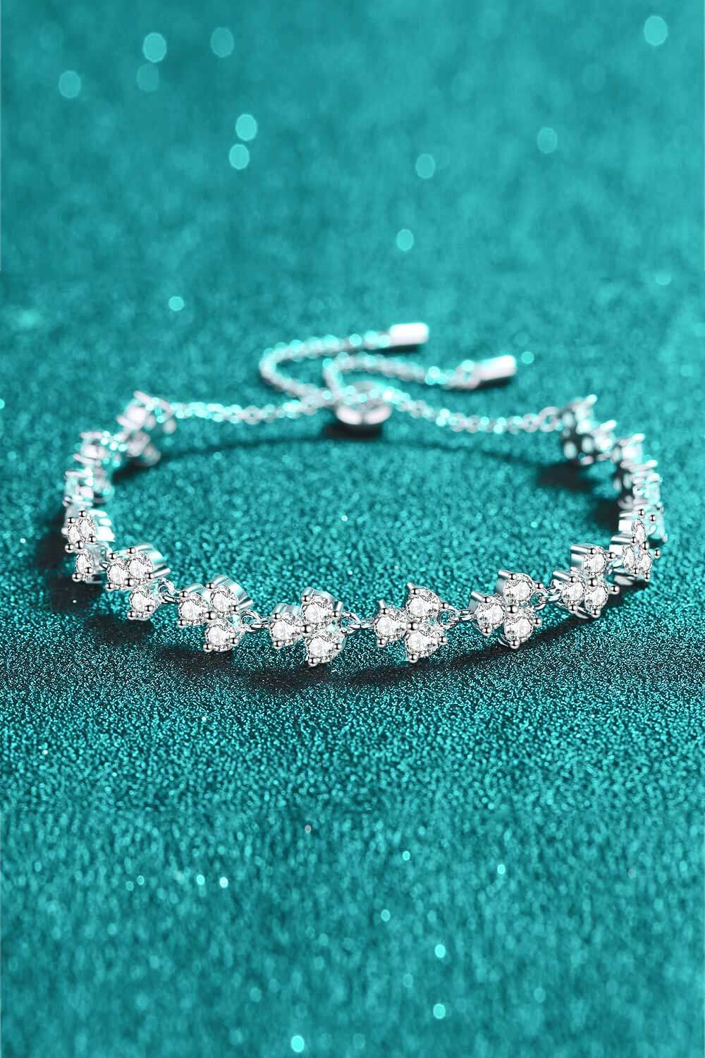 4.2 Carat Adjustable Moissanite Bracelet - Sharon David's