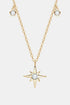 Moissanite North Star Pendant 925 Sterling Silver Necklace