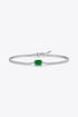 Luxury 1 Carat Lab-Grown Emerald Bracelet