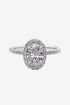 2 Carat Moissanite 18k Platinum-Plated Ring - Sharon David's