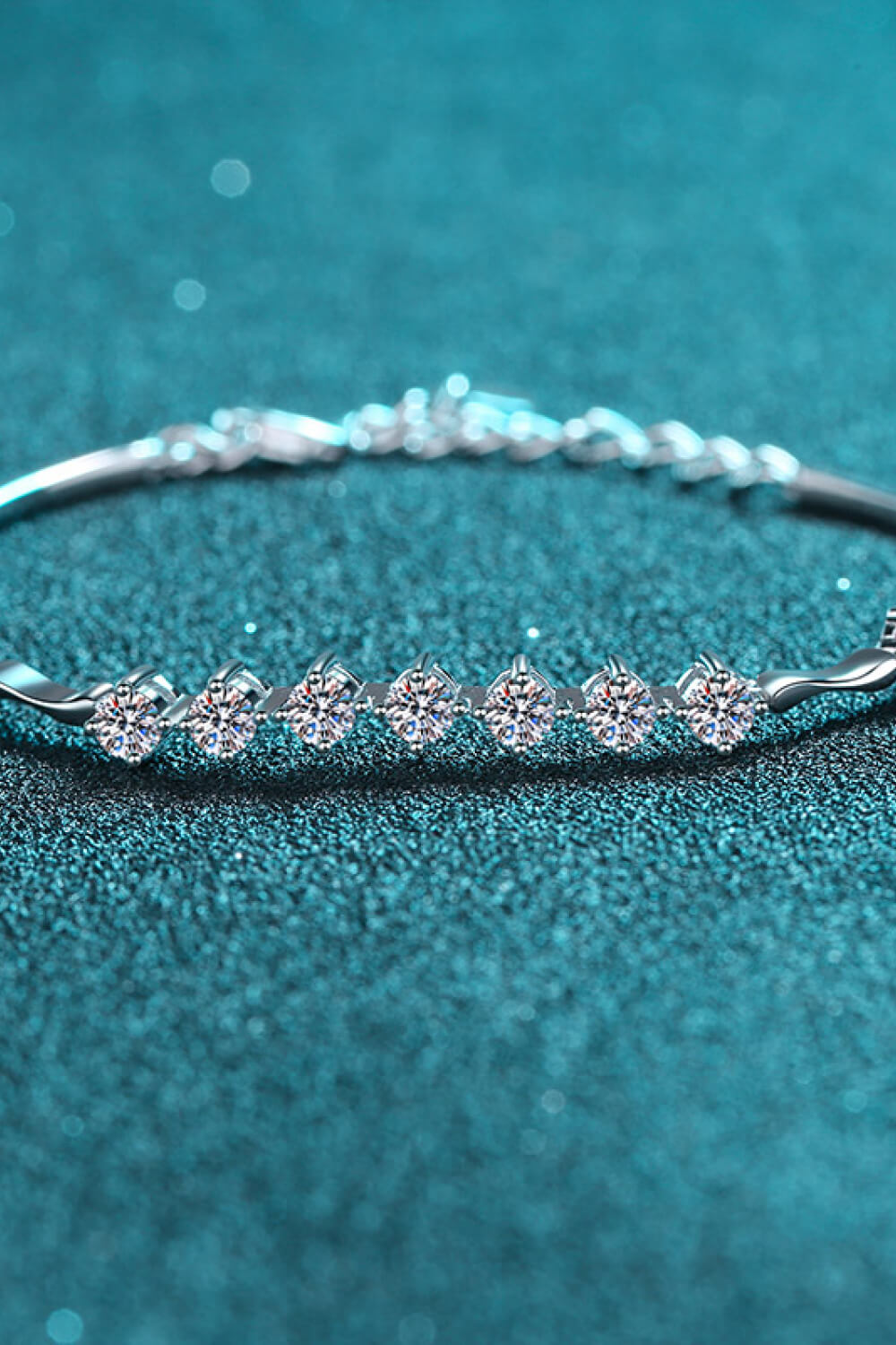 Moissanite 925 Sterling Silver Bracelet - Sharon David's