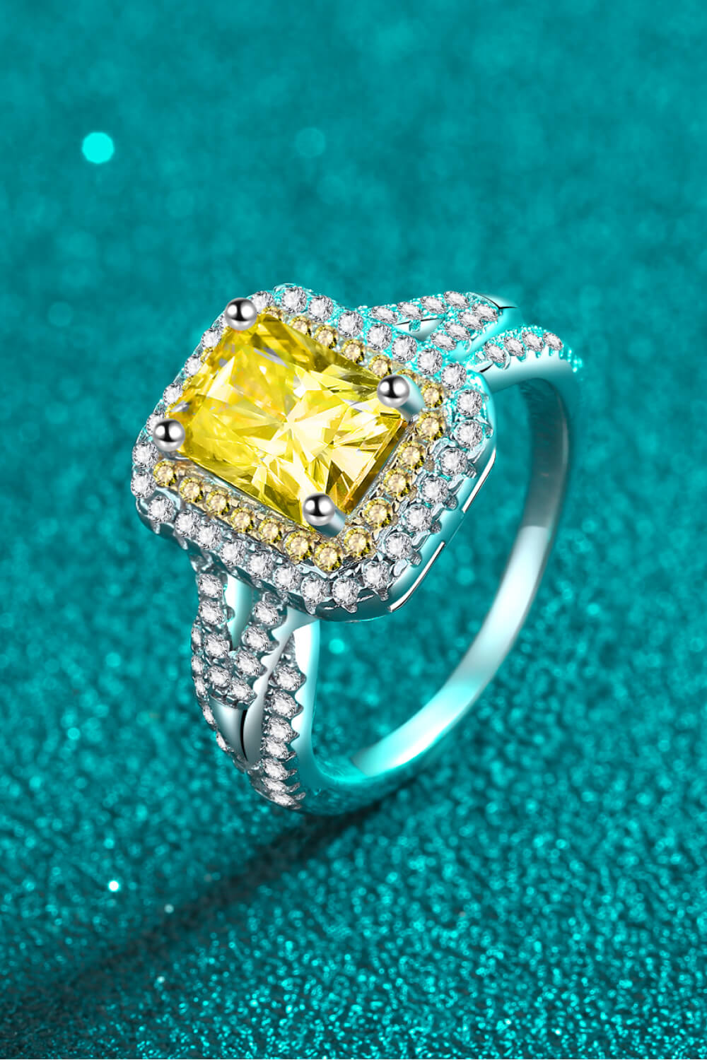 Can't Stop Your Shine 2 Carat Moissanite Ring - Sharon David's