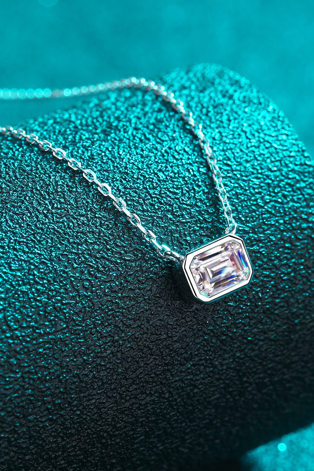 Beautiful Words 1 Carat Moissanite Pendant Necklace - Sharon David's