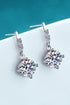 1 Carat Moissanite Drop Earrings - Sharon David's