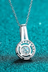 Build You Up Moissanite Round Pendant Chain Necklace - Sharon David's